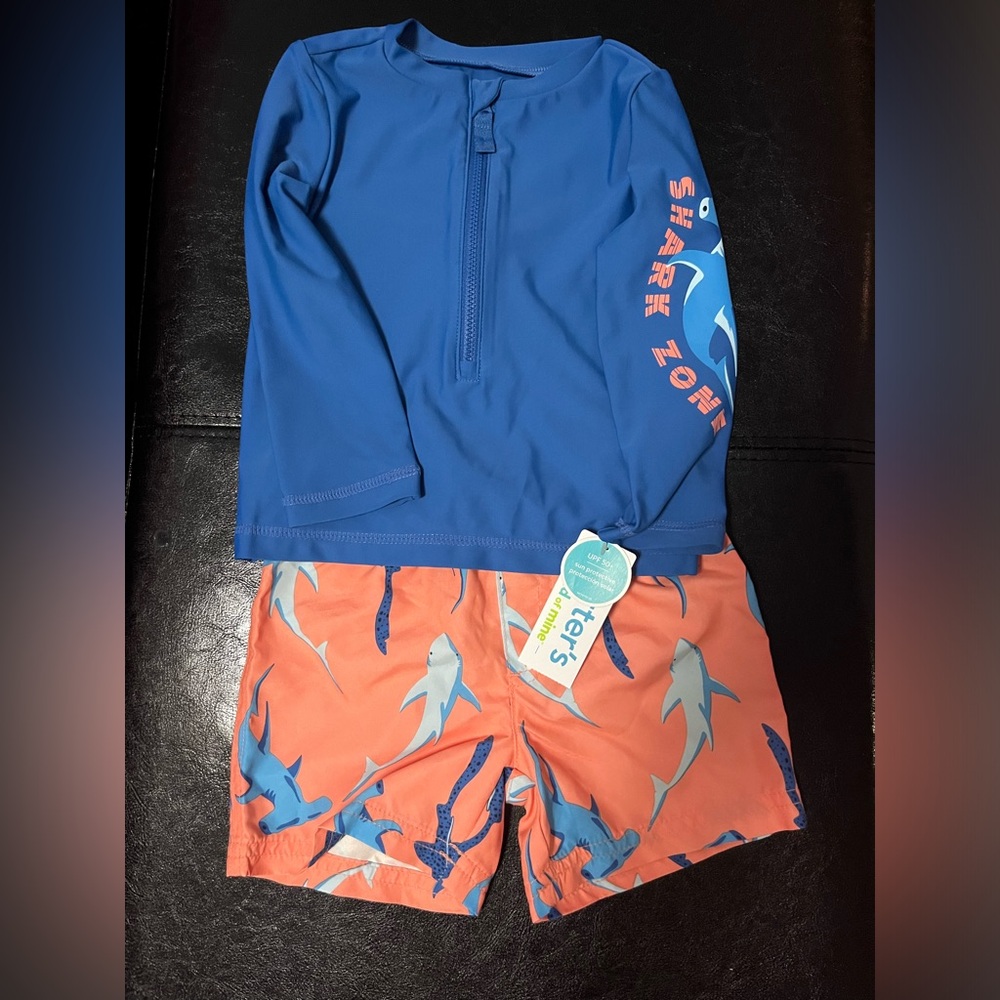 Carter’s two-piece toddler bathing suit, NWT
